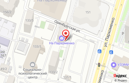 Городской центр жилья на улице Пархоменко на карте