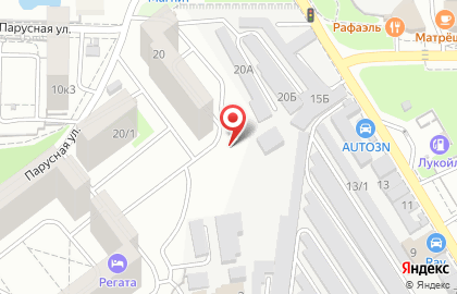 Автосервис SVavto на Парусной улице на карте