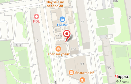 Фирменный магазин Краснокамский мясокомбинат в Дзержинском районе на карте
