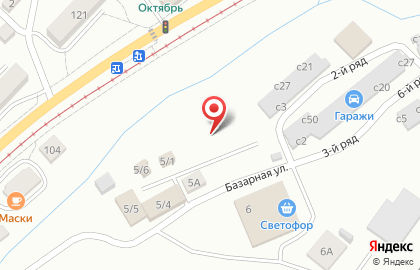 Компания по переработке металлолома Антарес на Базарной улице на карте