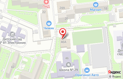ДЮСШ Олимп на Волгоградской улице на карте