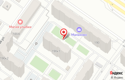 Продуктовый магазин Малаховский на Широтной улице на карте