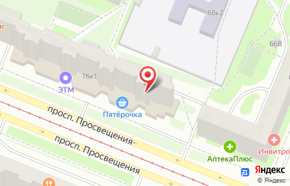 Ситмар-ломбард на метро Гражданский проспект на карте
