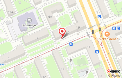 Магазин фруктов и овощей на Московской улице на карте