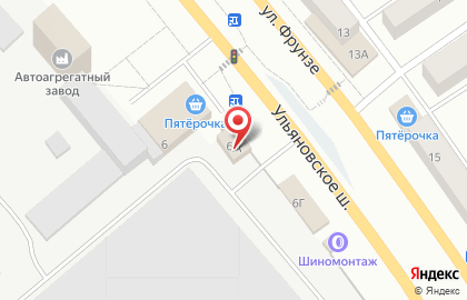 Отель Западный на карте