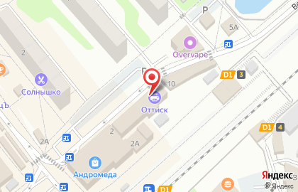 Ателье Модница на Вокзальной улице на карте