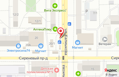 Магазин фруктов и овощей Фруктовый рай в Орджоникидзевском районе на карте