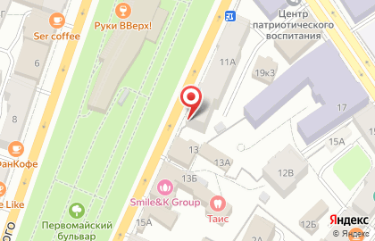 Сантехсервис на Первомайской улице на карте