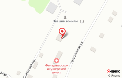 Тюльганская районная больница на Центральной улице на карте