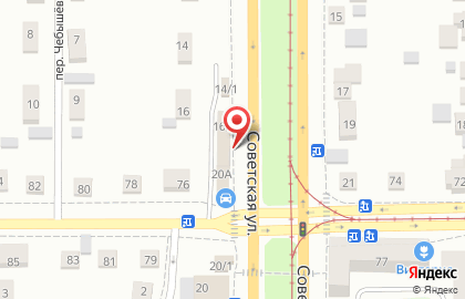 Магазин Салюты на Советской улице на карте