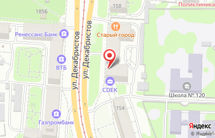 Автошкола Мотор на улице Декабристов на карте