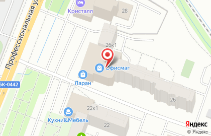 Университет Синергия в Москве на карте