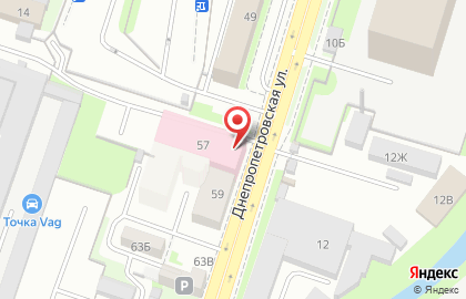 Медицинская компания Инвитро на Днепропетровской улице на карте
