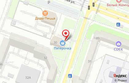 Магазин Пятерочка в Екатеринбурге на карте