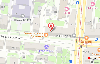 Продуктовый магазин в Санкт-Петербурге на карте