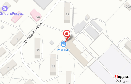 Супермаркет Магнит в Саранске на карте