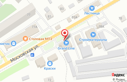Автосервис на Московской на Московской улице на карте