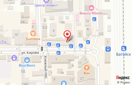 Микрофинансовая компания Деньги в руки в Ростове-на-Дону на карте