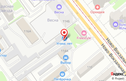 Daewoo на Ново-Вокзальной улице на карте