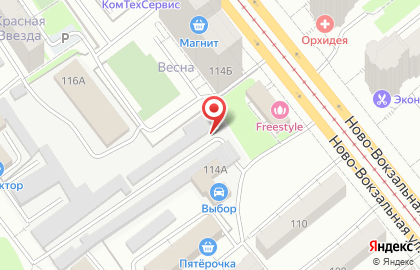 Выбор на Ново-Вокзальной улице на карте