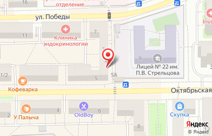 Аптека Тетра на Октябрьской улице на карте