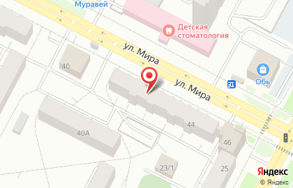 Продуктовый магазин Мясная лавка на улице Мира, 44 на карте