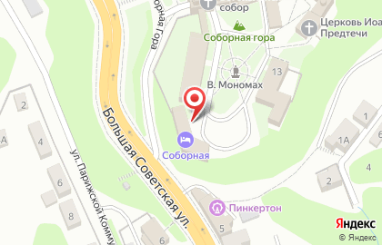 Паломнический дом На соборном дворе на карте