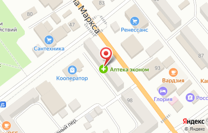 Восточный экспресс банк на улице Карла Маркса на карте