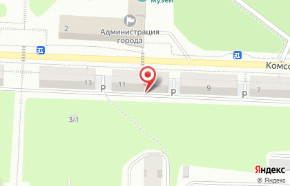Агентство недвижимости Городок на Комсомольской на карте