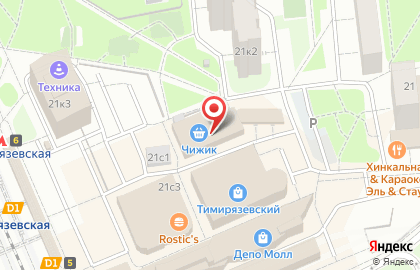 Торговый комплекс Депо Молл на улице Яблочкова, 19г на карте