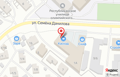 Магазин отделочных материалов Каскад в Якутске на карте