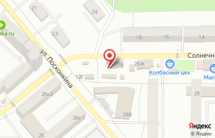 Продовольственный магазин Алекс в Котовске на карте