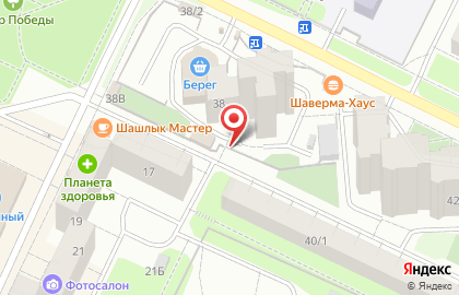Продуктовый магазин Красное яблоко на карте