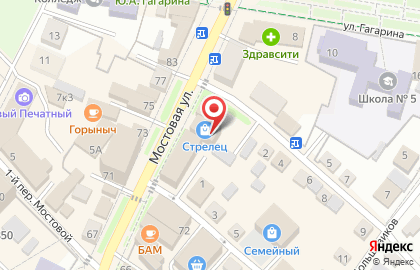 Торговый центр Стрелец на карте