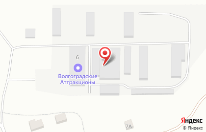 Волгоградские аттракционы на карте