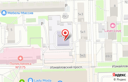 Детский сад №2280, общеразвивающего вида на карте
