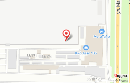 Магазин автозапчастей Фортуна151 на улице Малиновского на карте