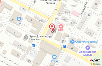 Торговый центр, ИП Разинкова Г.А. на Железнодорожной улице на карте