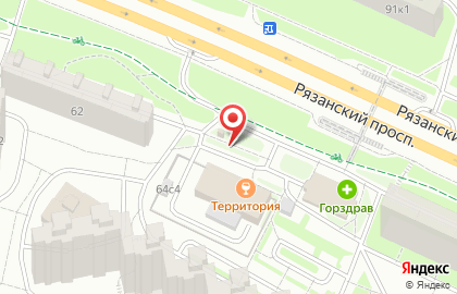 Баскин Роббинс на Рязанском проспекте на карте
