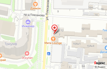 TUI Пенза на улице Плеханова на карте