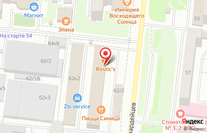 Магазин товаров для рукоделия на площади Сибиряков-Гвардейцев на карте