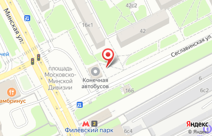 Столовая на Минской улице на карте