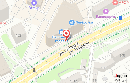 Супермаркет Eurospar в Ленинградском районе на карте