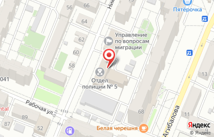 Отдел полиции, Управление МВД России по г. Самаре на Никитинской площади на карте