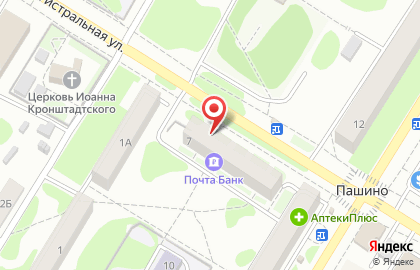 Библиотека им. М. Горького на Магистралиной улице на карте