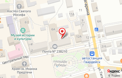 Служба доставки DPD на площади Победы на карте