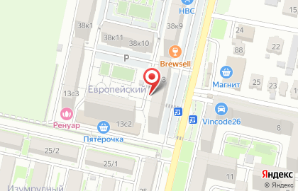 Европейский, ООО Главстрой-Недвижимость на улице Рогожникова на карте