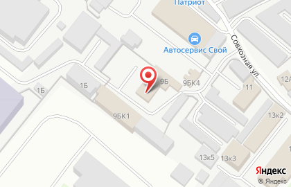 Торгово-сервисная компания СВ Групп в Московском районе на карте