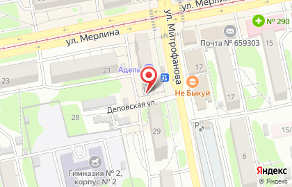 Парикмахерская Адель на улице Петра Мерлина на карте