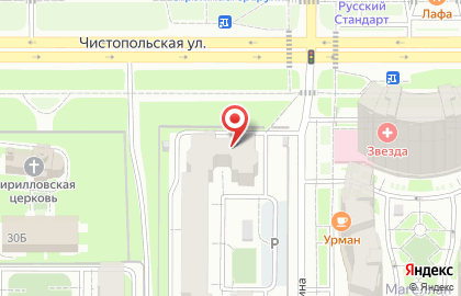 Страховая компания Росгосстрах в Ново-Савиновском районе на карте